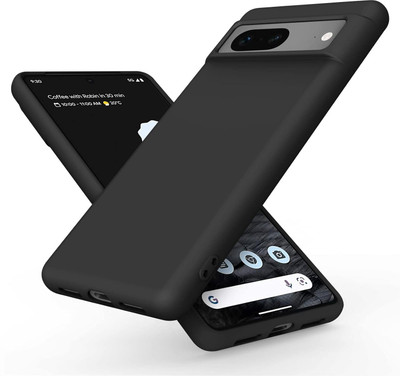VISHRN Back Cover for Google Pixel 7(Black, Grip Case, Silicon, Pack of: 1)