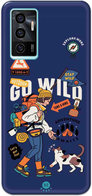 NDCOM Back Cover for Vivo V23e 5G / Vivo Y75 Go Wild Stay Wild Printed Hard Case(Multicolor, Hard Case, Pack of: 1)