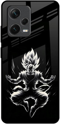 Hocopoco Back Cover for Redmi Note 12 Pro 5G(Black, Grip Case, Pack of: 1)