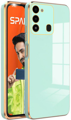 Wowcase Back Cover for Tecno Spark Go 2022(Green, Camera Bump Protector, Silicon, Pack of: 1)