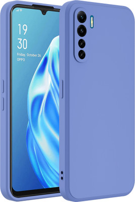Artistque Back Cover for Oppo F15(Blue, Flexible, Silicon, Pack of: 1)