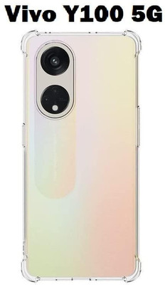 ALKSTORE Back Cover for Vivo Y100 5G(White, Waterproof, Silicon, Pack of: 1)