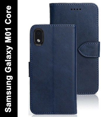 TINGTONG Back Cover for Samsung Galaxy M01 Core(Blue, Dual Protection, Pack of: 1)