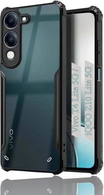 PROLEVEL Pouch for Vivo T4 Lite 5G, iQOO Z10 Lite 5G -r557(Black, Camera Bump Protector, Pack of: 1)