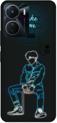 ADZIRE Back Cover for vivo T2x 5G, V2253, FAKE, LOVE, MASK, BOY(Blue, Hard Case, Pack of: 1)