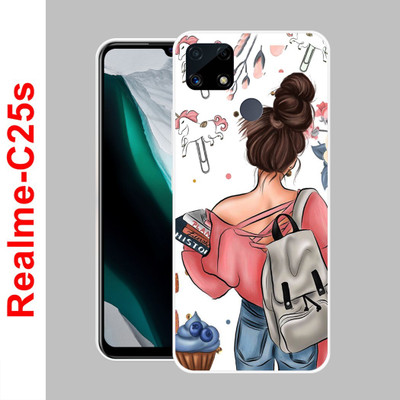 Samcase Back Cover for Realme C25s(Multicolor, Silicon)