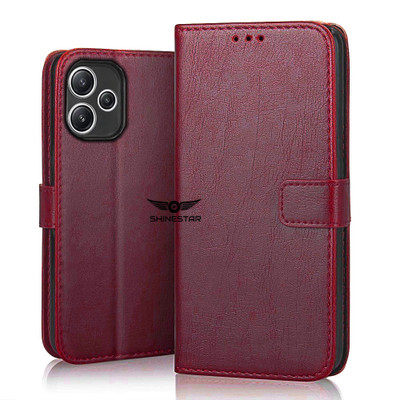 SHINESTAR. Back Cover for POCO M6 Pro 5G(Red, Pack of: 1)