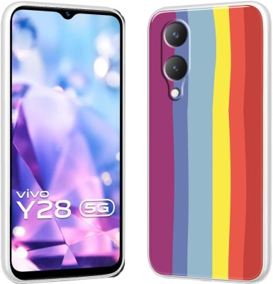 eBoggy Back Cover for Vivo Y28 5G(Multicolor, Dual Protection, Silicon, Pack of: 1)