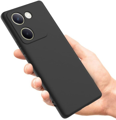LIKEDESIGN Back Cover for Vivo Y200 Pro 5G, Vivo Y300 Plus 5G, [candy](Transparent, Black, Shock Proof, Pack of: 1)