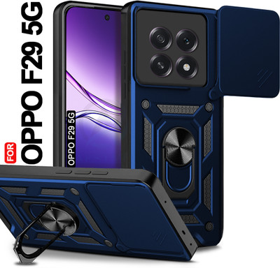 AESTMO Back Cover for Oppo F29 5G(Blue, Slider, Pack of: 1)