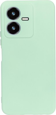 Wellchoice Back Cover for vivo Y22(Green, Grip Case, Silicon, Pack of: 1)