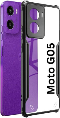 KWINE CASE Back Cover for Moto G05 5G(Black, Shock Proof, Pack of: 1)