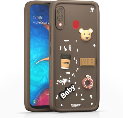 Pikkme Back Cover for Samsung Galaxy A20 / A30 / M10s(Brown, Hard Case, Silicon)