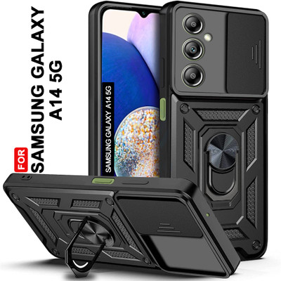 AESTMO Back Cover for Samsung Galaxy A14 5G(Black, Slider, Pack of: 1)