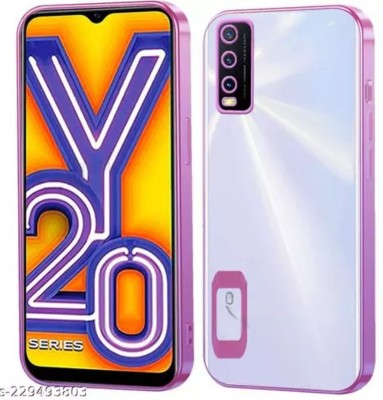 MOZIKON Back Cover for vivo Y20, vivo Y20A, vivo Y20G, vivo Y20i(Purple, 3D Case, Silicon, Pack of: 1)