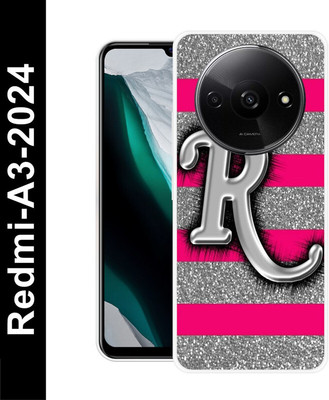 SARTOOLIYA Back Cover for Redmi A3 2024(Silver, Pink, Flexible, Silicon, Pack of: 1)