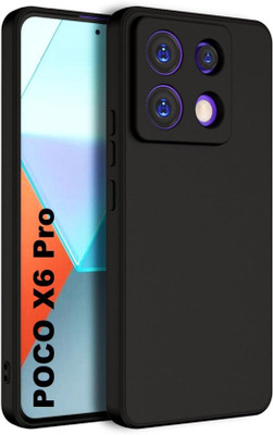 DMJHP Back Cover for Poco X6 Pro 5G(Black, Pack of: 1)