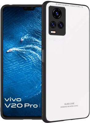 SMARTPOCKET Back Cover for Vivo V20 Pro(White, Grip Case, Pack of: 1)