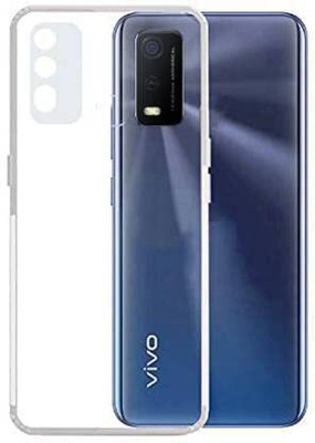 Casenew Back Cover for Vivo Y3s 2021(Transparent, Shock Proof, Silicon, Pack of: 1)