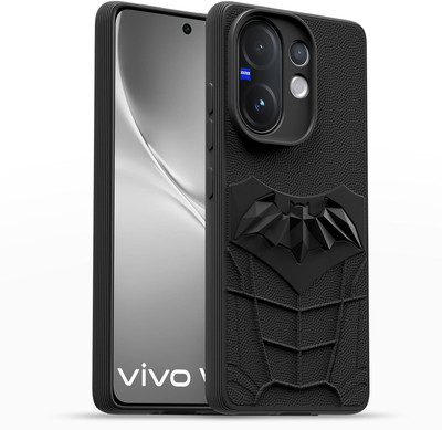 LENIENT Back Cover for Vivo V60 5G, Vivo T4 Pro 5G(Black, 3D Case, Pack of: 1)