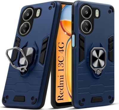 mCase Back Cover for Mi Redmi 13C 4G, Poco C65(Blue, Shock Proof, Pack of: 1)