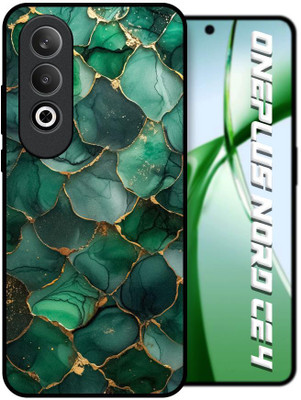 Qrioh Hybrid Back Cover for OnePlus Nord CE4 5G(Green, Grip Case, Pack of: 1)