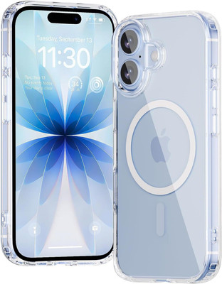 Flipkart SmartBuy Back Cover for iPhone 17(Transparent, Magsafe, Pack of: 1)