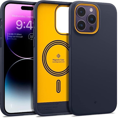 Caseology by Spigen Nano Pop Mag Back Cover for Apple iPhone 14 Pro(Blue, Magsafe, Pack of: 1)