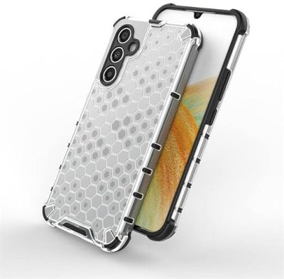 COVERLINE Back Cover for COVERLINE Back Cover for Samsung Galaxy A25 5G Honey Comb Protective Phone Case(Transparent, Shock Proof, Pack of: 1)