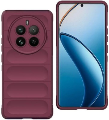 Newlike Back Cover for Realme 12 Plus 5G / Realme Narzo 70 ProHybrid Shockproof Durable Liquid Silicone Case(Maroon, Shock Proof, Silicon, Pack of: 1)