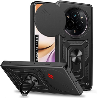 Kypo Back Cover for RealMe Narzo 80 Pro 5G(Black, Slider, Pack of: 1)