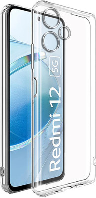 Casotec Back Cover for Mi Redmi 12 5G, Poco M6 Pro 5G(Transparent, Flexible, Silicon, Pack of: 1)