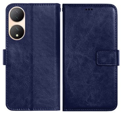 CASECRAFT Back Cover for vivo Y100 5G, V2239 Rubber Tpu Inside(Blue, Dual Protection, Pack of: 1)