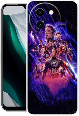 VS PRINT LINK Back Cover for Vivo T3X 5G-V2338- AVENGERS, AVENGER, COMIC, BOOK, SUPERHEROES(Blue, Flexible, Silicon, Pack of: 1)