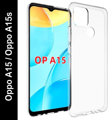 Casotec Back Cover for Oppo A15, Oppo A15s Clear TPU Case(Transparent, Flexible, Silicon, Pack of: 1)