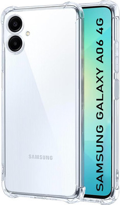 ShieldTech Back Cover for Samsung Galaxy A06 4G - 360° Protection Crystal Clear Soft TPU Case with Cushioned Edges(Transparent, Dual Protection, Pack of: 1)