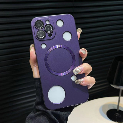 LuxuryKase Back Cover for Apple iPhone 14 Pro Max(Purple)