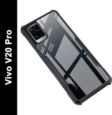DMJHP Back Cover for Vivo V20 Pro(Black, Pack of: 1)