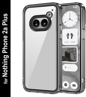 Zapcase Back Cover for Nothing Phone (2a) Plus(Black, Grip Case, Pack of: 1)