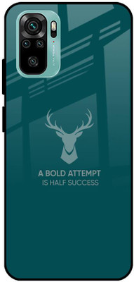 Hocopoco Back Cover for Redmi Note 10S(Green, Grip Case, Pack of: 1)