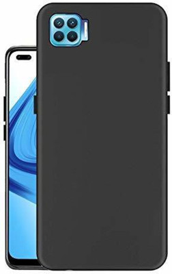 SRT Back Cover for Oppo F17 Pro(Black, Camera Bump Protector, Pack of: 1)