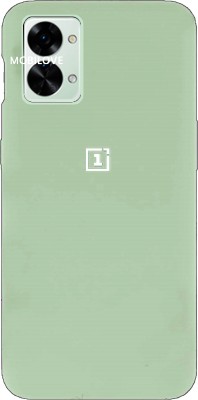 MOBILOVE Back Cover for OnePlus Nord 2T 5G | Pure Liquid Soft Matte Silicone Case(Green, Shock Proof, Silicon, Pack of: 1)