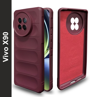 Artistque Back Cover for Vivo X90 5G(Maroon, Flexible, Silicon, Pack of: 1)