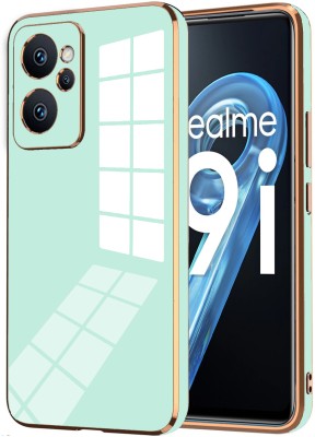 VAPRIF Back Cover for RealMe 9i 4G, Oppo A76, Oppo A96, Oppo K10 4G(Green, Shock Proof, Silicon, Pack of: 1)