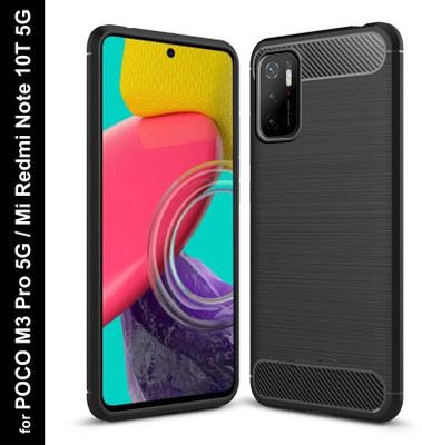 SRT Back Cover for Poco M3 Pro(Black, Pack of: 1)