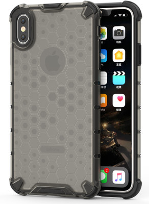 BlazeTech Back Cover for Apple iPhone XS Max(Black, Shock Proof, Pack of: 1)