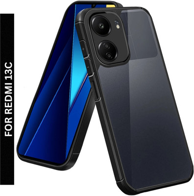 SHIELXPERT Back Cover for REDMI 13C(Transparent, Flexible, Pack of: 1)