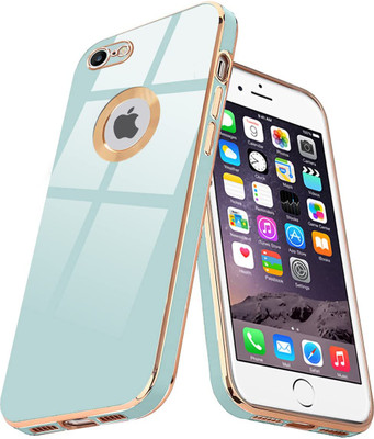 mobies Back Cover for Apple iPhone 6||Apple iPhone 6S(Green, Gold, Camera Bump Protector, Silicon)
