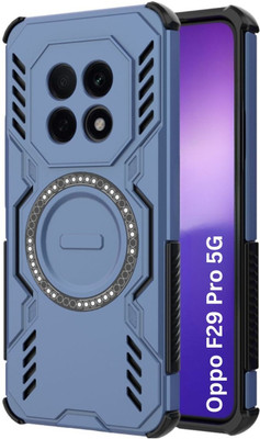 KWINE CASE Back Cover for OPPO F29 Pro 5G(Blue, Rugged Armor, Pack of: 1)