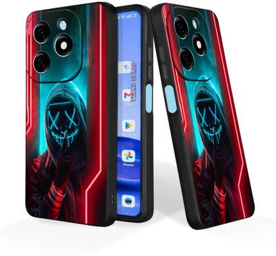 CLASSYPRINT Back Cover for Tecno Spark 20 , Infinix Hot 40I(Black)